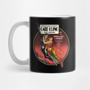 Caite Cosmo, Pulp Sci-fi Space Hero Mug